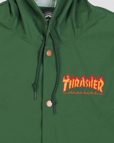 Flame Logo Coach Jacket THRASHER