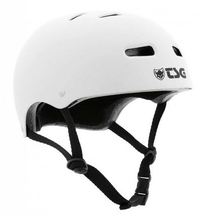 SKATE/BMX Injected Color Helmet White TGS