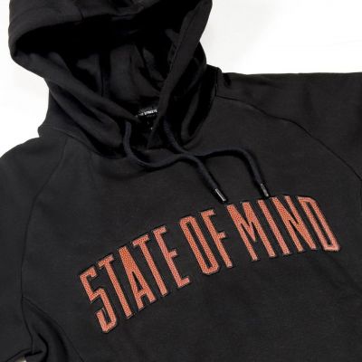 ALL STAR / CAMPUS/ Black hoodie 5TATE OF MIND