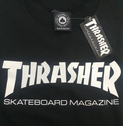 Thrasher Skate Mag Crew Sweatshirt - Black THRASHER