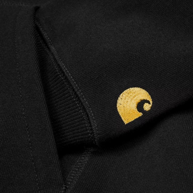 Carhartt hooded chase sweat black