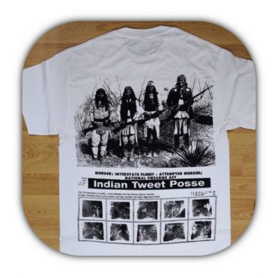 T-SHIRT INDIAN TWEET POSSE NIGHT SKINNY